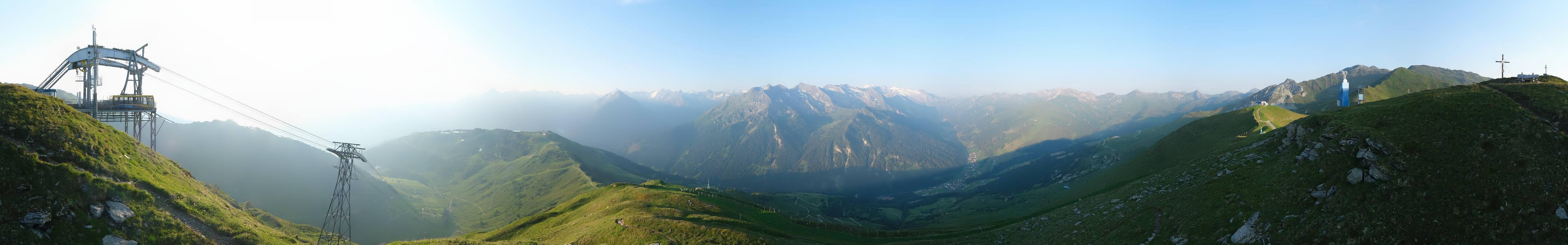 Archiv Foto Webcam Tux - Ausblick von der Wanglspitze