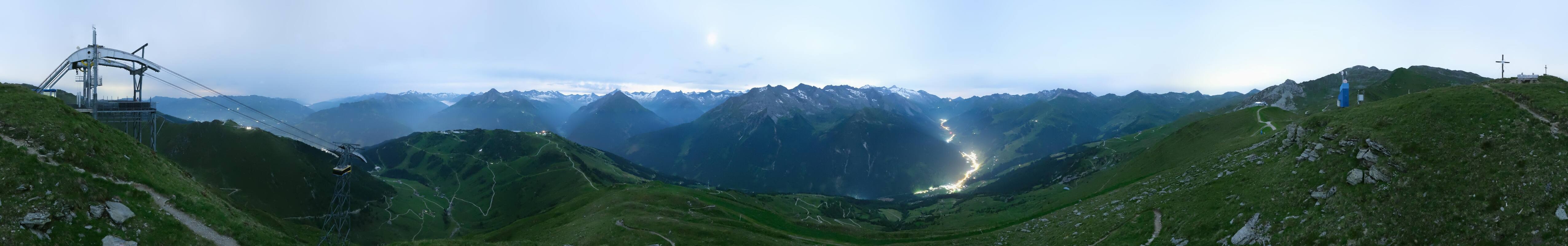 Archiv Foto Webcam Tux - Ausblick von der Wanglspitze