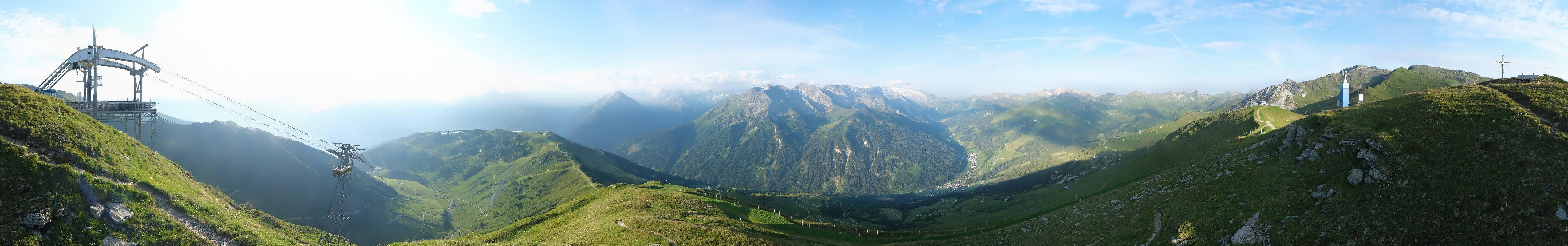 Archiv Foto Webcam Tux - Ausblick von der Wanglspitze