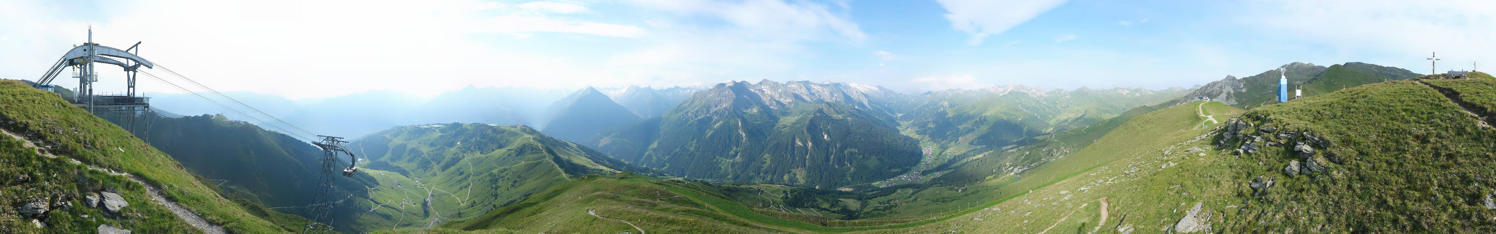 Archiv Foto Webcam Tux - Ausblick von der Wanglspitze