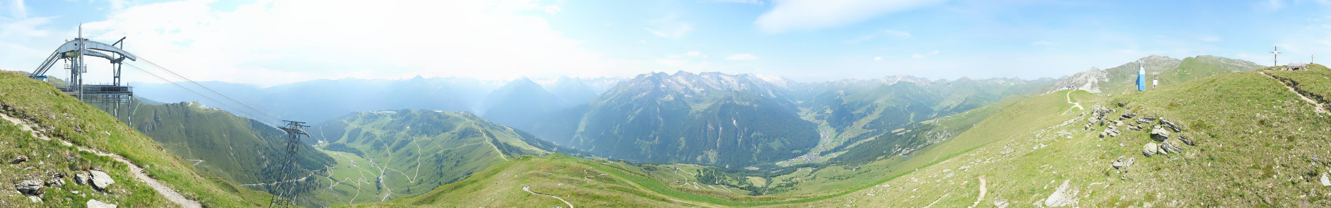 Archiv Foto Webcam Tux - Ausblick von der Wanglspitze