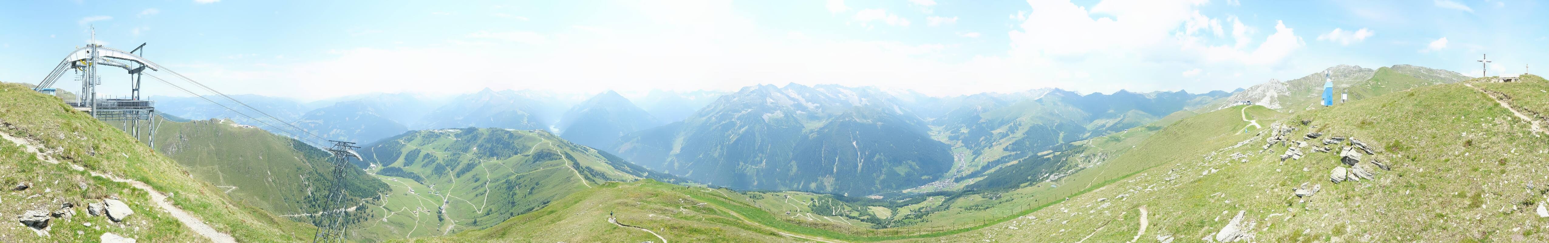 Archiv Foto Webcam Tux - Ausblick von der Wanglspitze