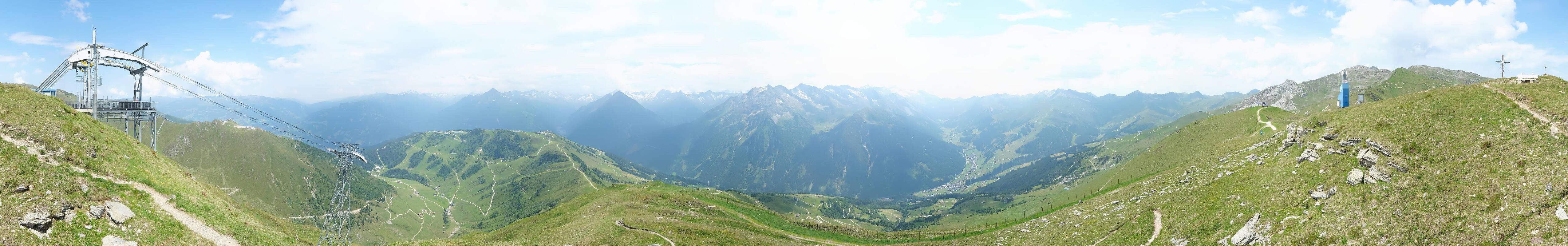 Archiv Foto Webcam Tux - Ausblick von der Wanglspitze