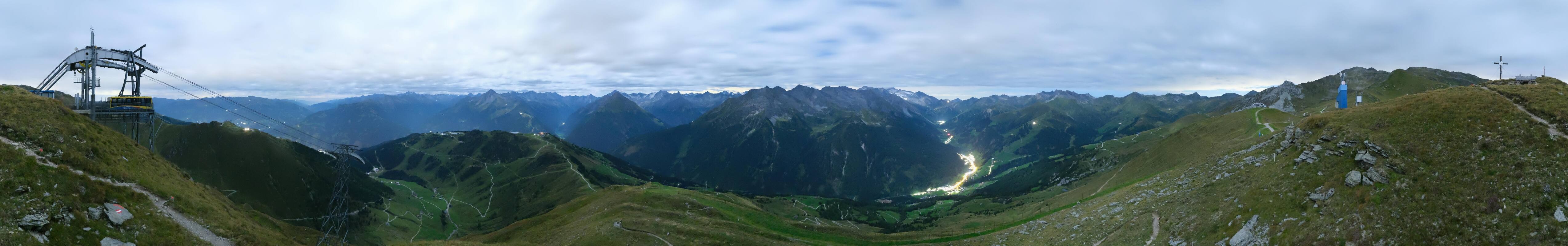 Archiv Foto Webcam Tux - Ausblick von der Wanglspitze