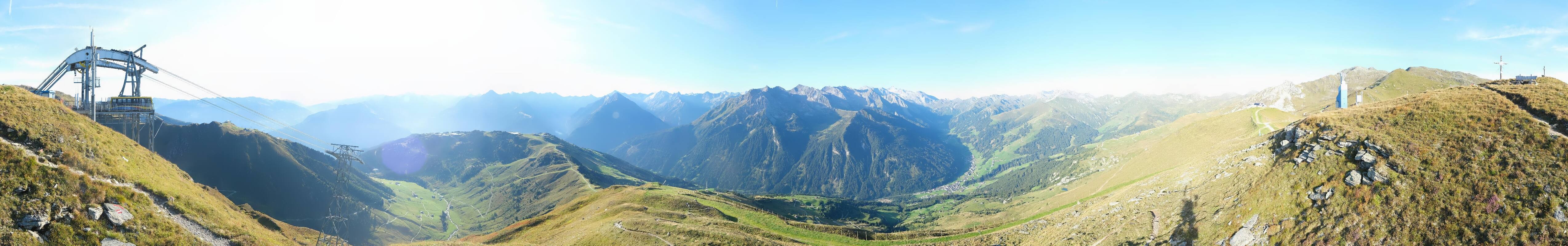 Archiv Foto Webcam Tux - Ausblick von der Wanglspitze