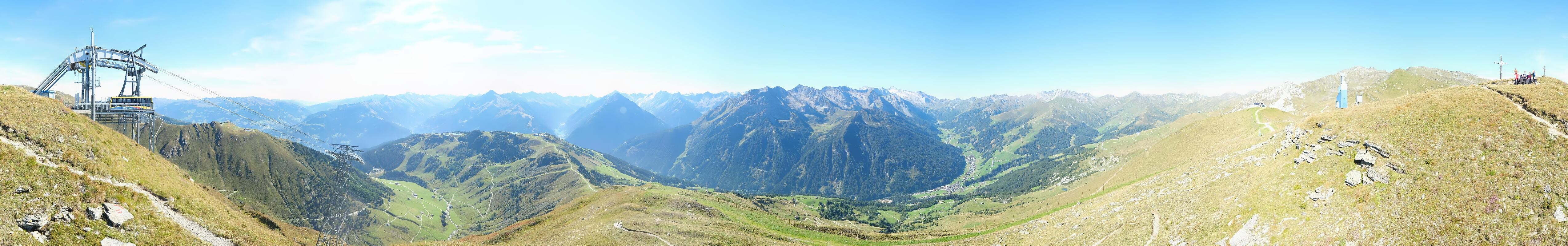 Archiv Foto Webcam Tux - Ausblick von der Wanglspitze