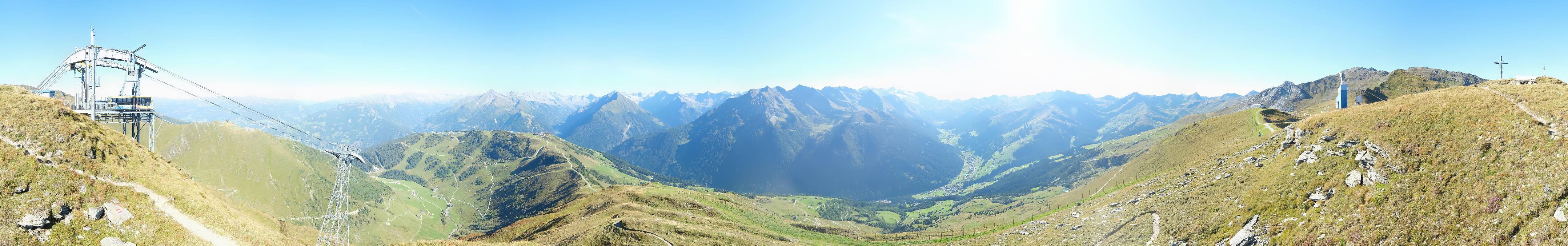 Archiv Foto Webcam Tux - Ausblick von der Wanglspitze