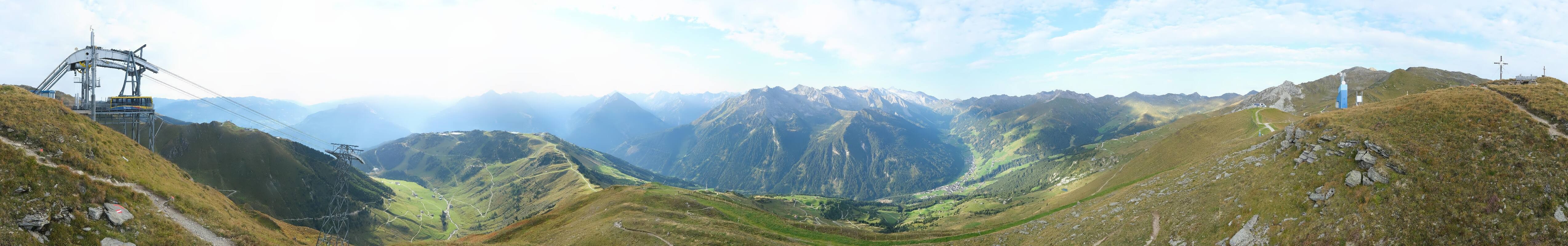 Archiv Foto Webcam Tux - Ausblick von der Wanglspitze
