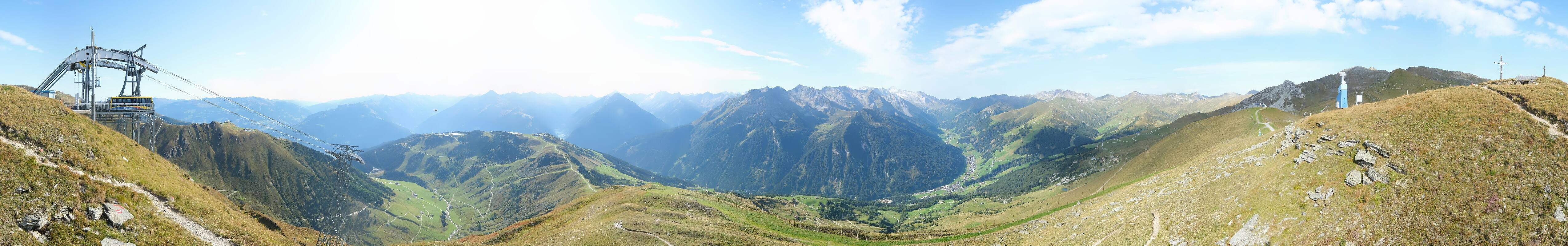 Archiv Foto Webcam Tux - Ausblick von der Wanglspitze