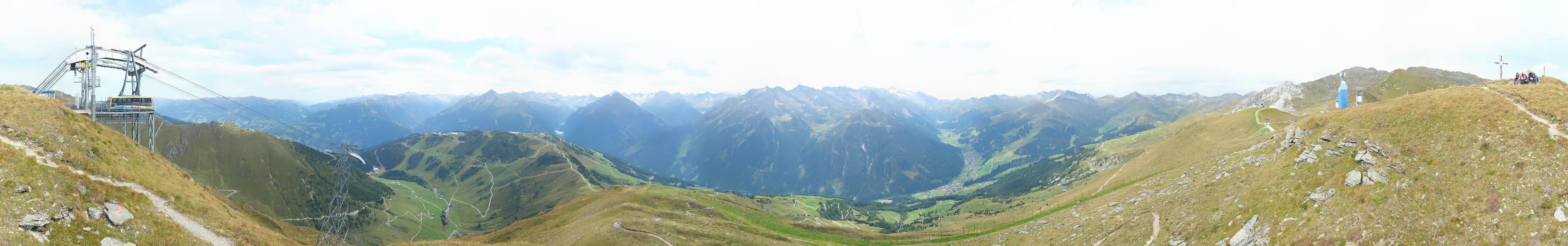 Archiv Foto Webcam Tux - Ausblick von der Wanglspitze