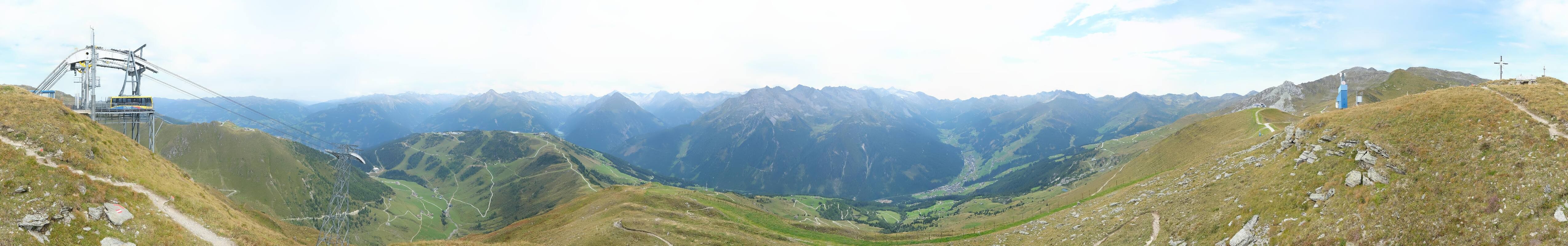 Archiv Foto Webcam Tux - Ausblick von der Wanglspitze