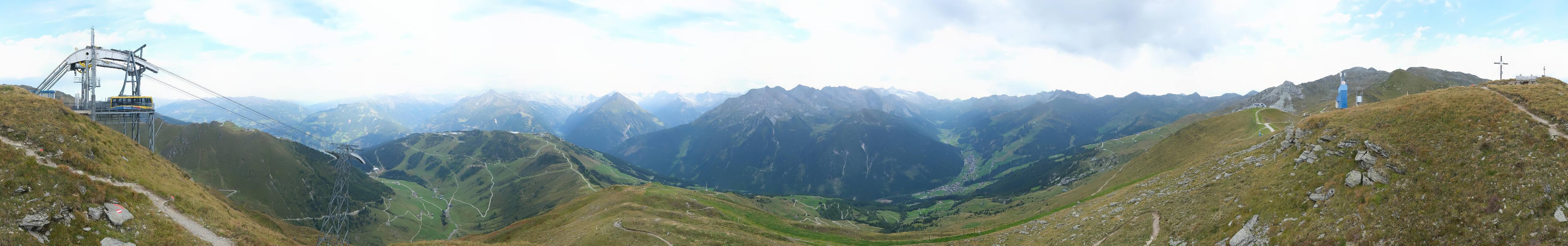 Archiv Foto Webcam Tux - Ausblick von der Wanglspitze