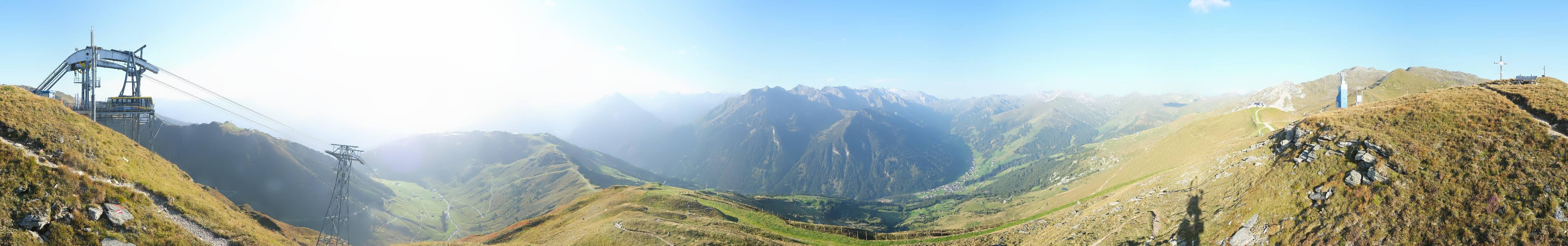 Archiv Foto Webcam Tux - Ausblick von der Wanglspitze