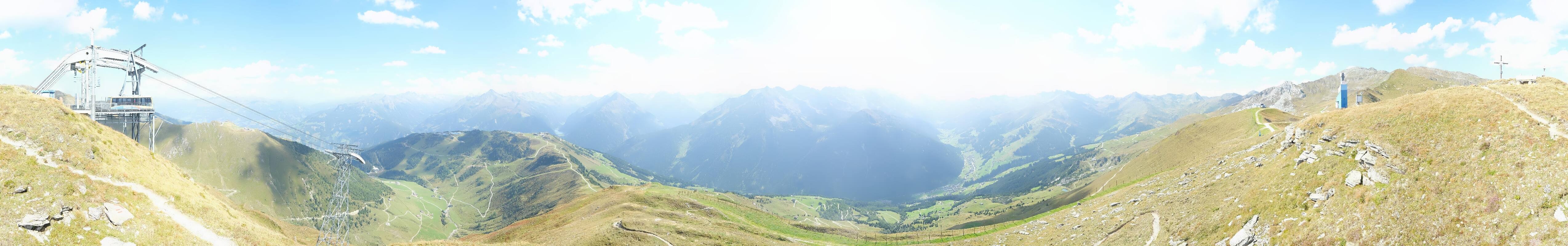 Archiv Foto Webcam Tux - Ausblick von der Wanglspitze