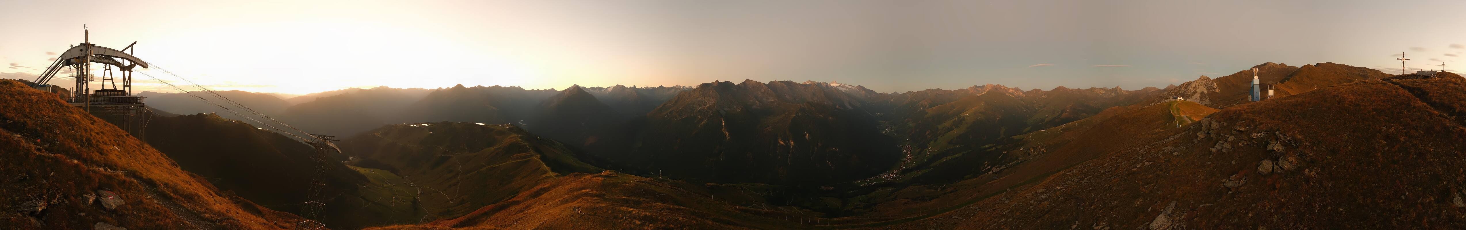 Archiv Foto Webcam Tux - Ausblick von der Wanglspitze