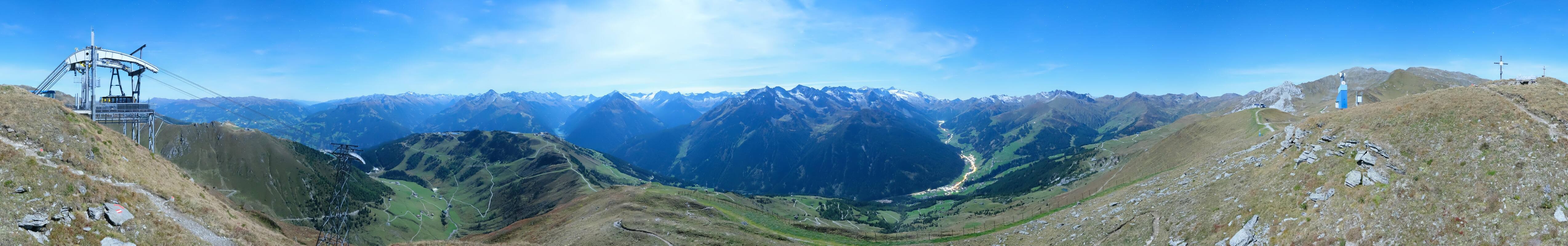 Archiv Foto Webcam Tux - Ausblick von der Wanglspitze