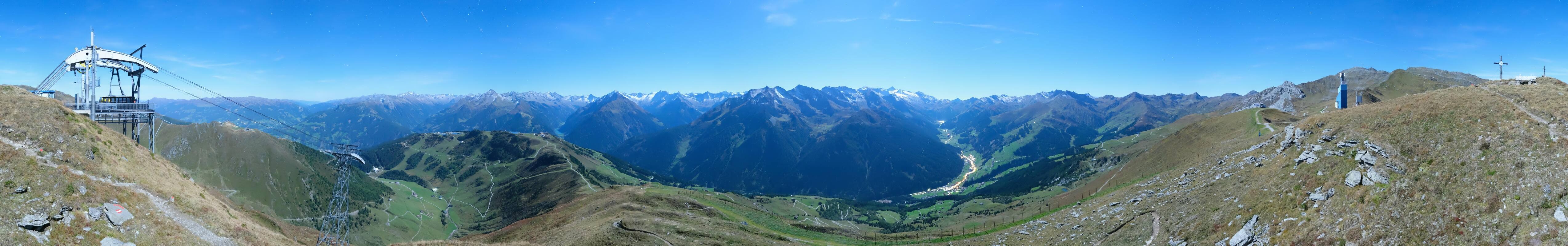 Archiv Foto Webcam Tux - Ausblick von der Wanglspitze