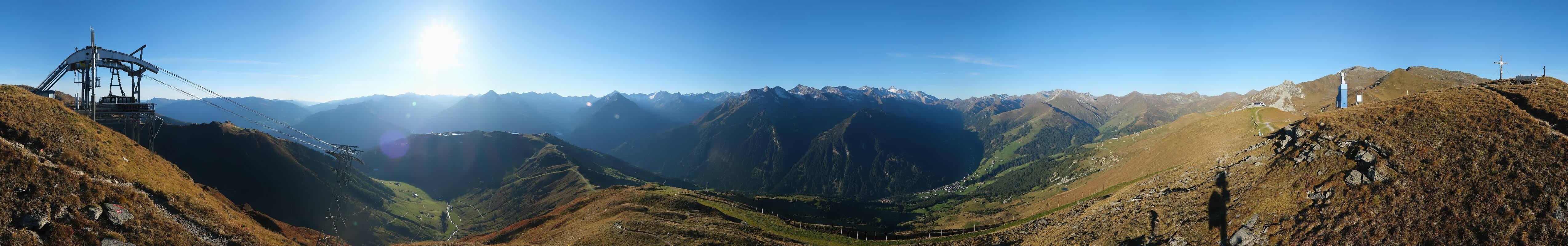 Archiv Foto Webcam Tux - Ausblick von der Wanglspitze