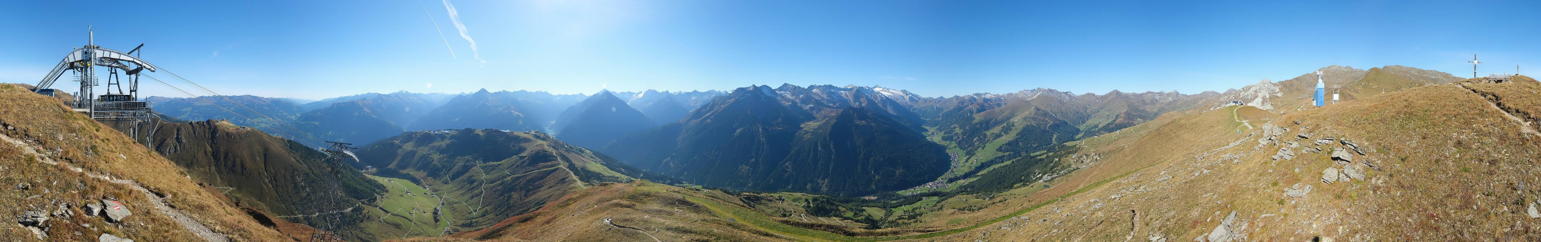 Archiv Foto Webcam Tux - Ausblick von der Wanglspitze