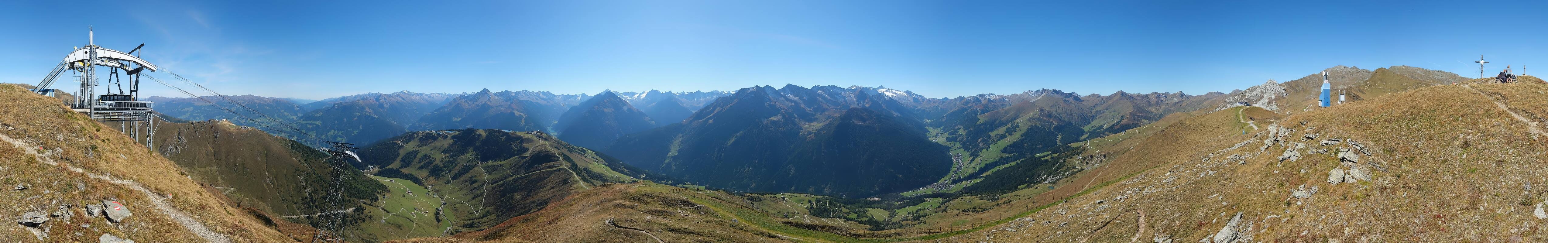 Archiv Foto Webcam Tux - Ausblick von der Wanglspitze
