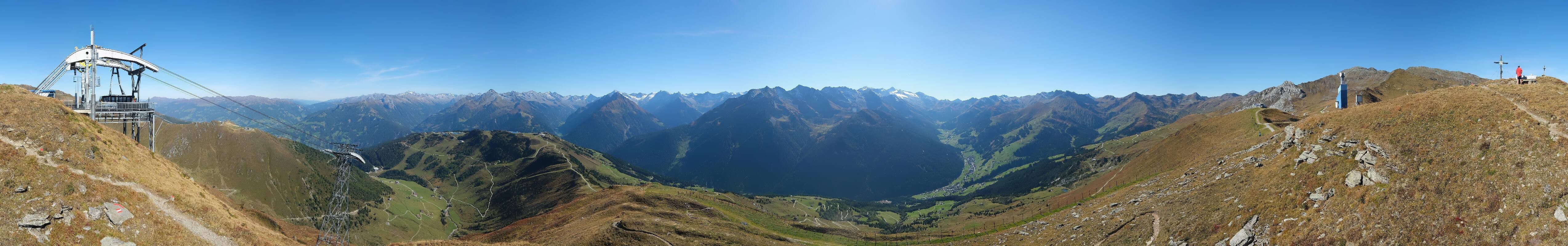 Archiv Foto Webcam Tux - Ausblick von der Wanglspitze