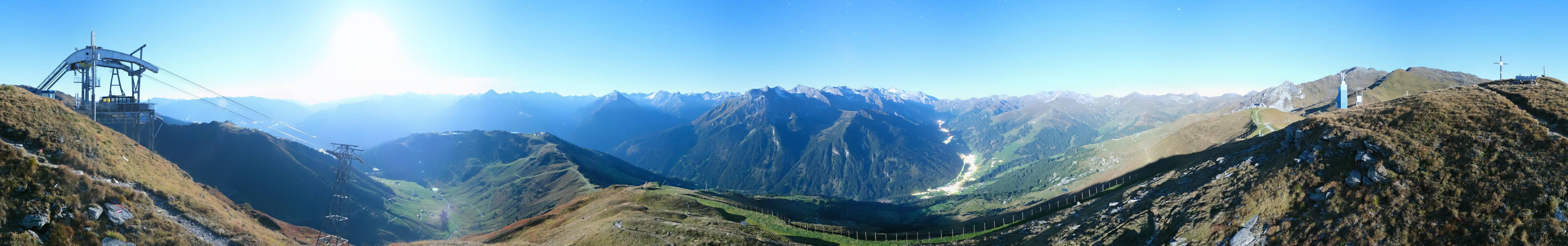 Archiv Foto Webcam Tux - Ausblick von der Wanglspitze