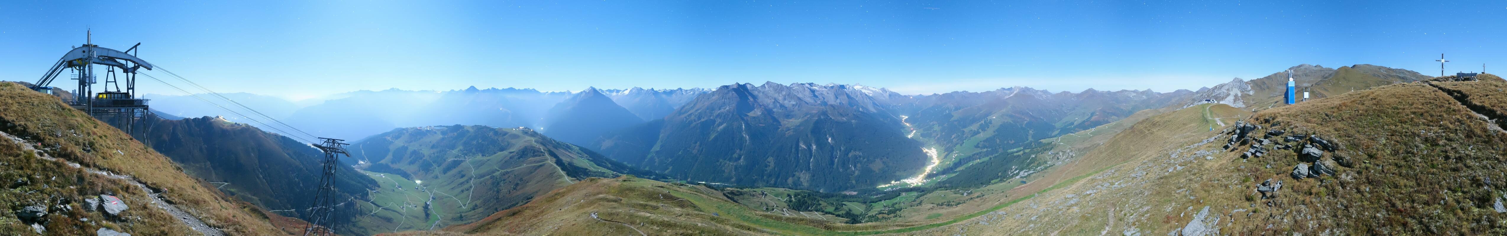 Archiv Foto Webcam Tux - Ausblick von der Wanglspitze