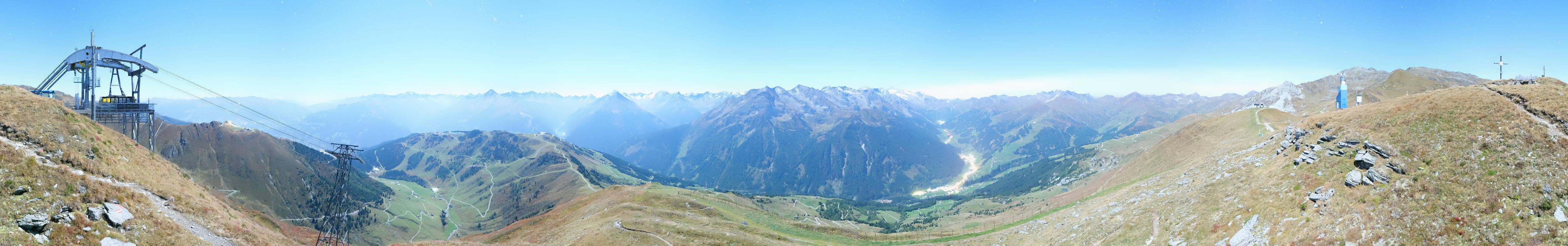 Archiv Foto Webcam Tux - Ausblick von der Wanglspitze