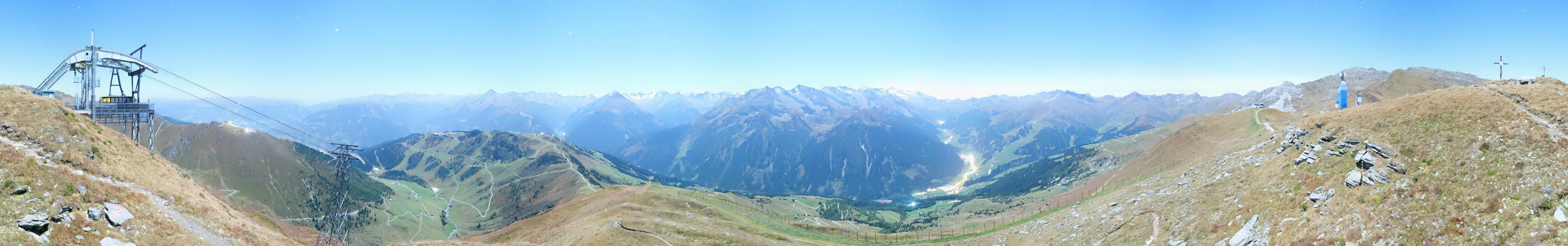 Archiv Foto Webcam Tux - Ausblick von der Wanglspitze