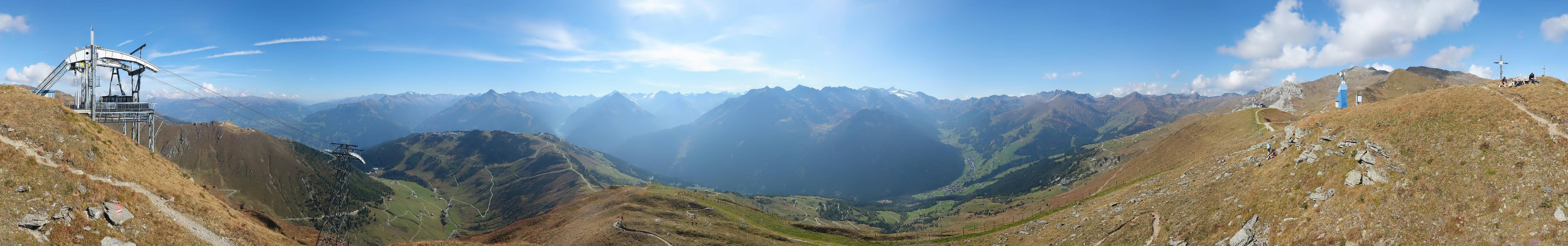 Archiv Foto Webcam Tux - Ausblick von der Wanglspitze