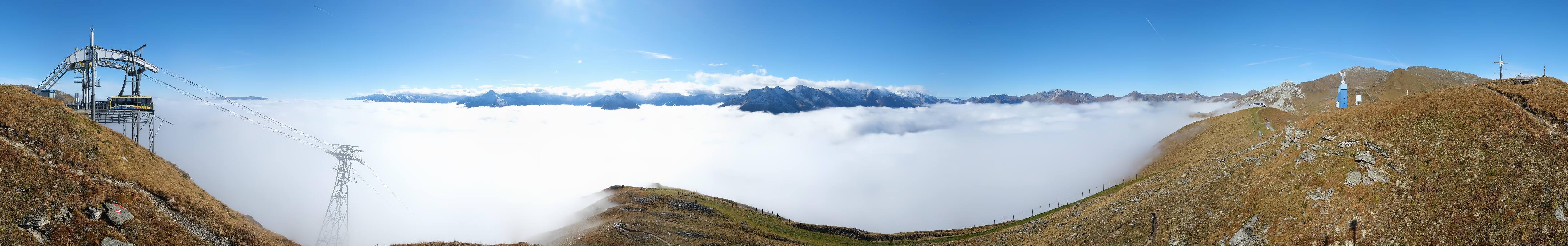 Archiv Foto Webcam Tux - Ausblick von der Wanglspitze