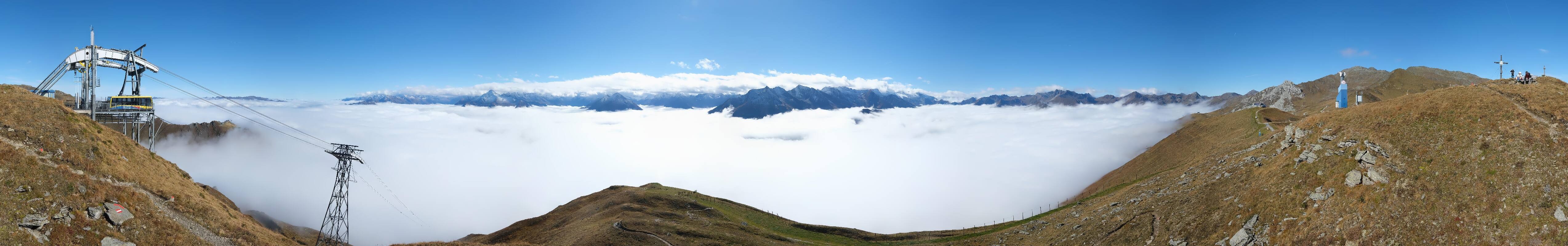 Archiv Foto Webcam Tux - Ausblick von der Wanglspitze