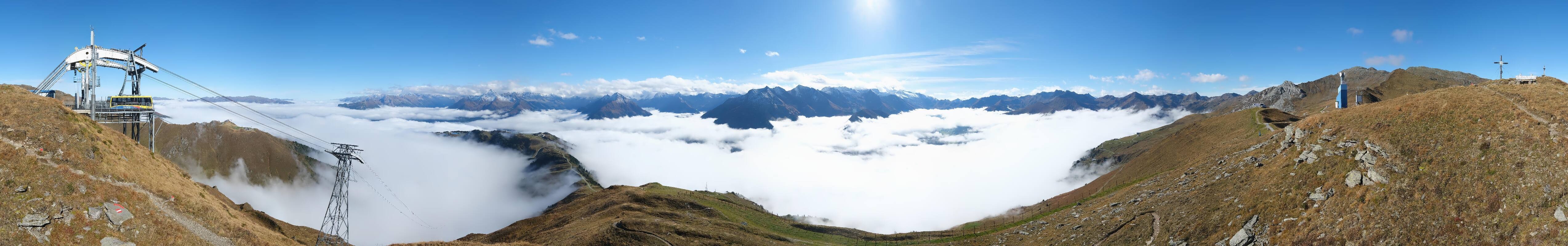Archiv Foto Webcam Tux - Ausblick von der Wanglspitze