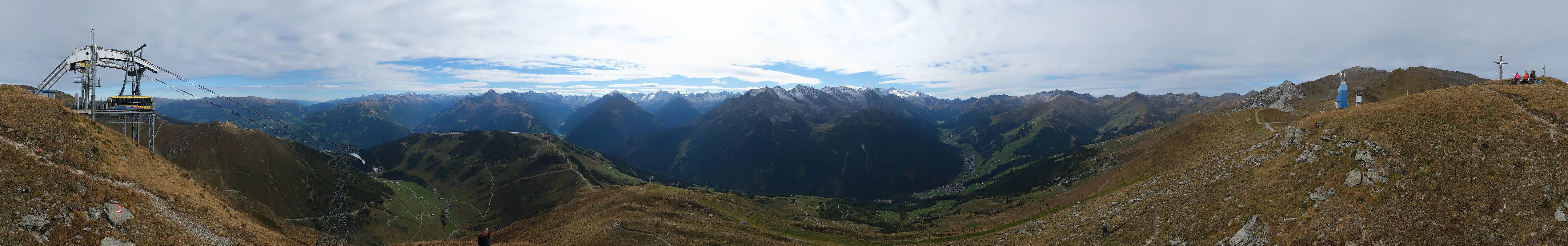 Archiv Foto Webcam Tux - Ausblick von der Wanglspitze