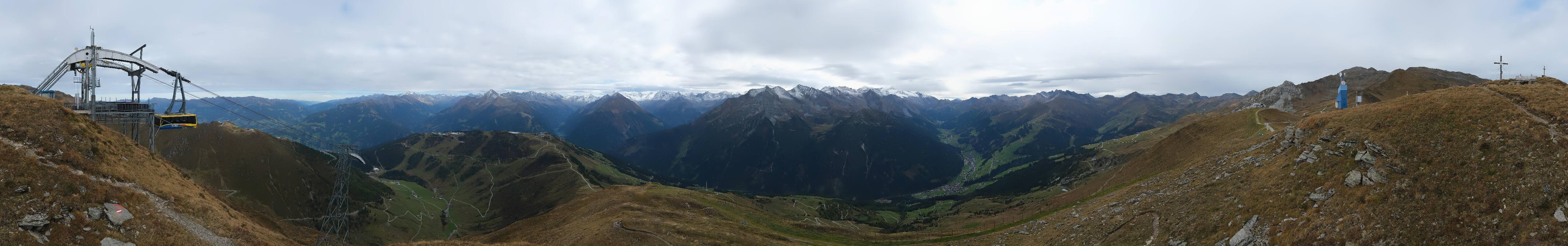 Archiv Foto Webcam Tux - Ausblick von der Wanglspitze