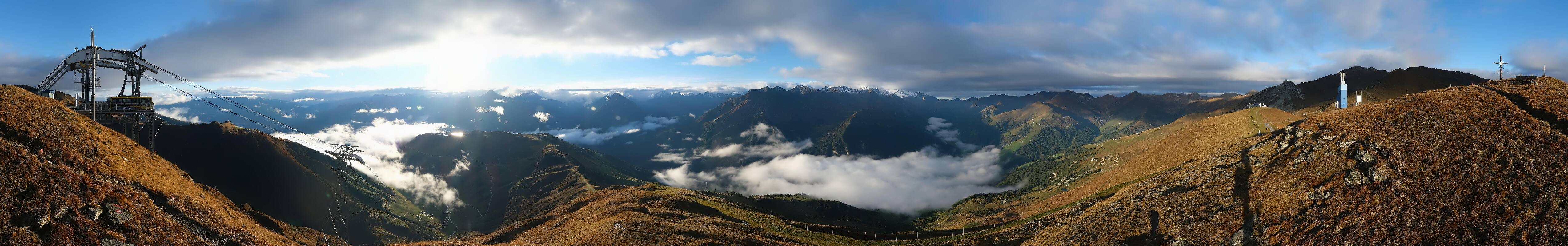 Archiv Foto Webcam Tux - Ausblick von der Wanglspitze