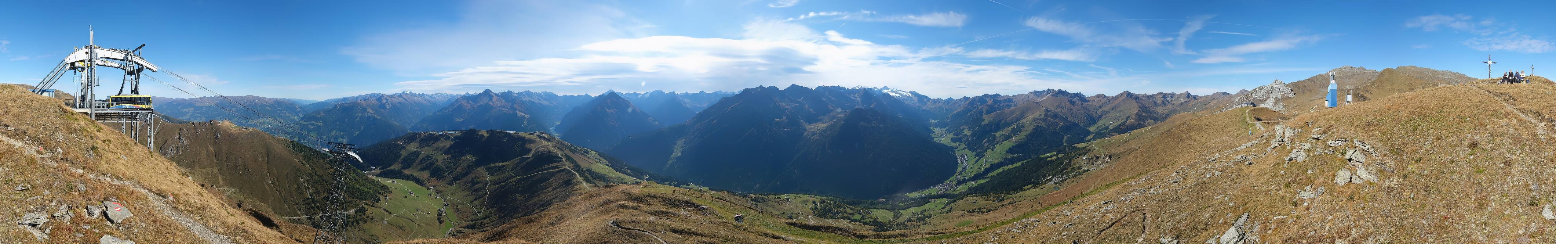 Archiv Foto Webcam Tux - Ausblick von der Wanglspitze