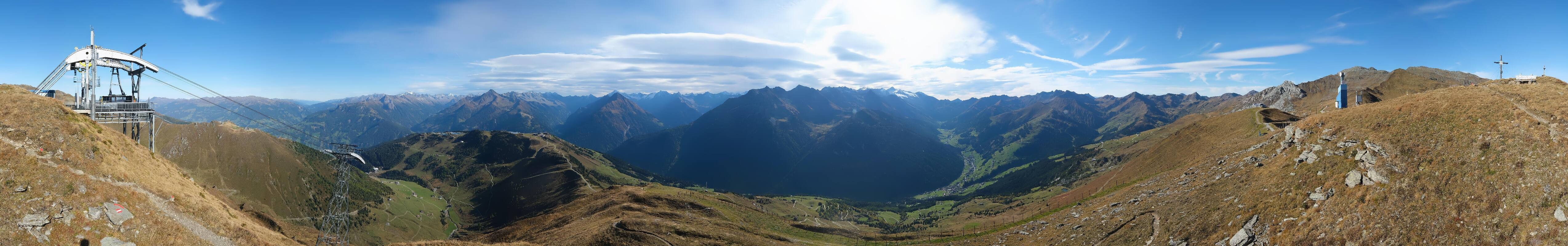 Archiv Foto Webcam Tux - Ausblick von der Wanglspitze