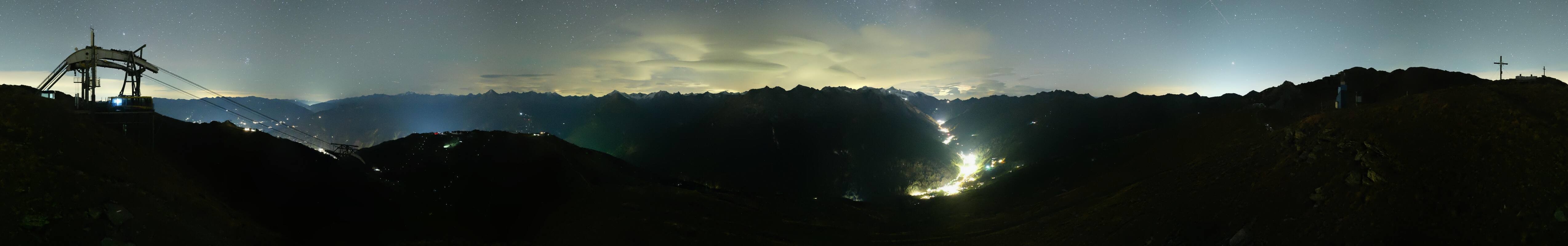 Archiv Foto Webcam Tux - Ausblick von der Wanglspitze