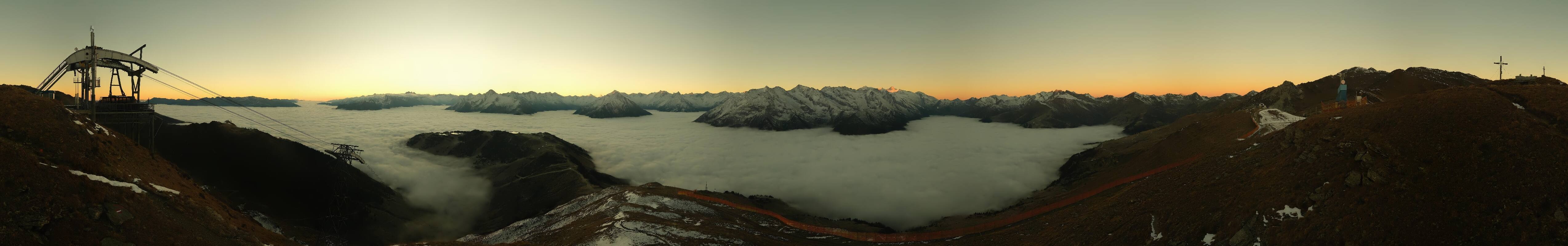 Archiv Foto Webcam Tux - Ausblick von der Wanglspitze