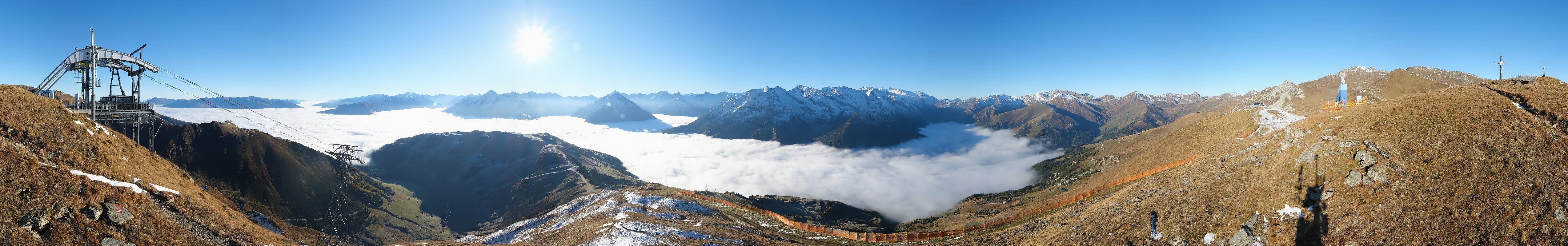Archiv Foto Webcam Tux - Ausblick von der Wanglspitze