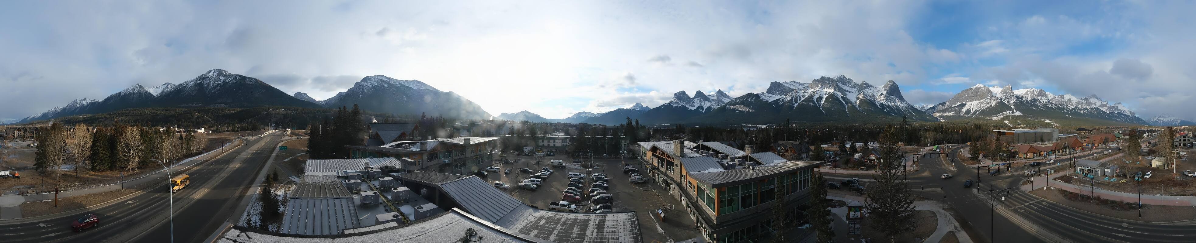 Archived image Webcam View of Canmore, Alberta