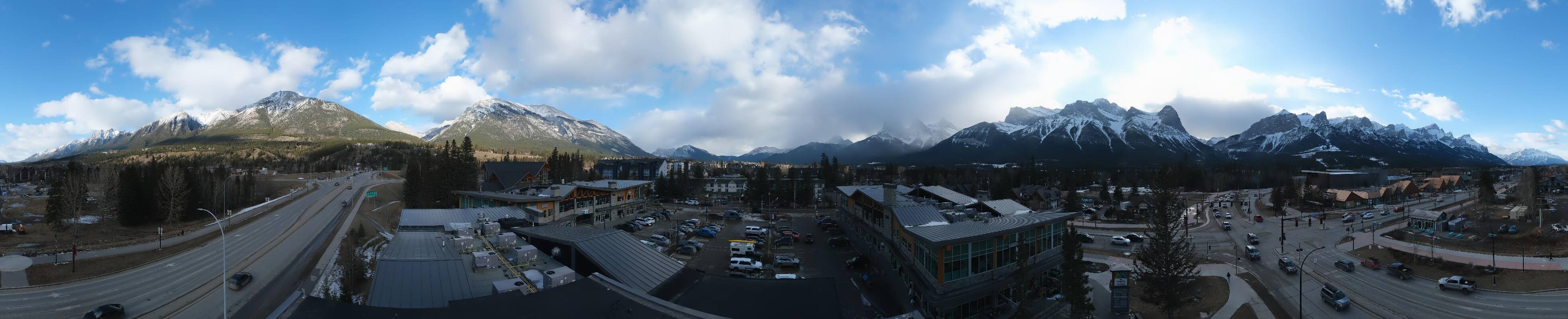 Archived image Webcam View of Canmore, Alberta