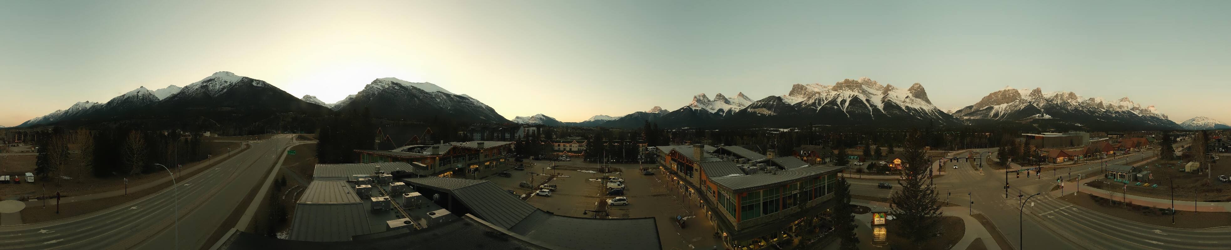 Archived image Webcam View of Canmore, Alberta