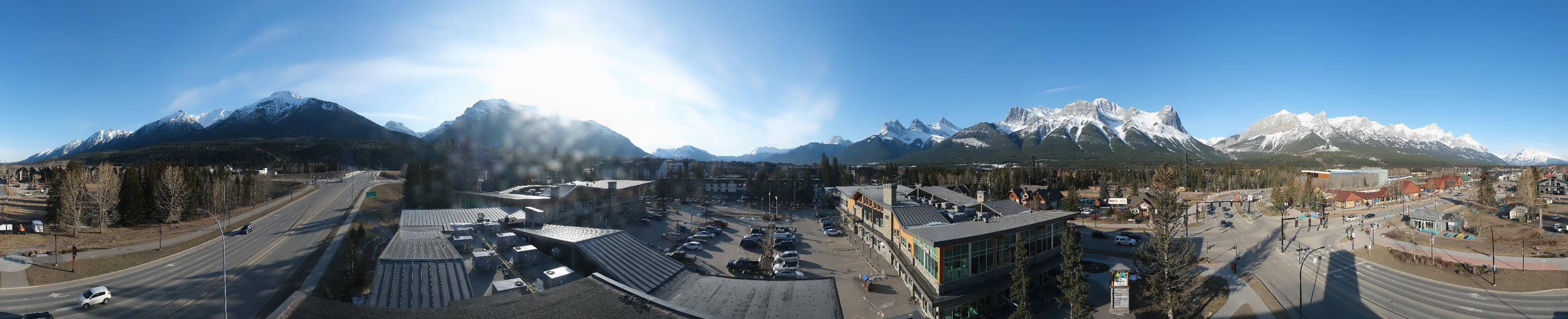 Archived image Webcam View of Canmore, Alberta