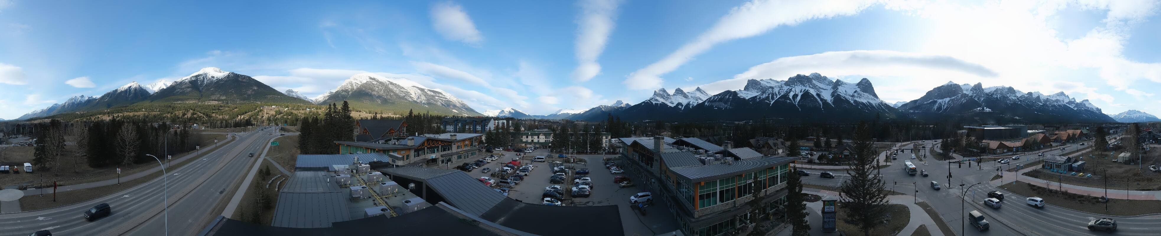 Archived image Webcam View of Canmore, Alberta