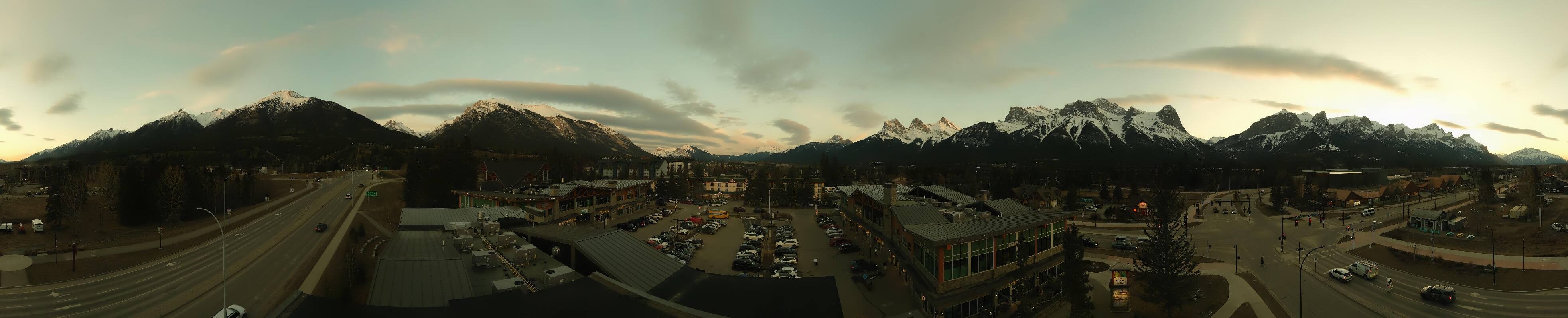 Archived image Webcam View of Canmore, Alberta