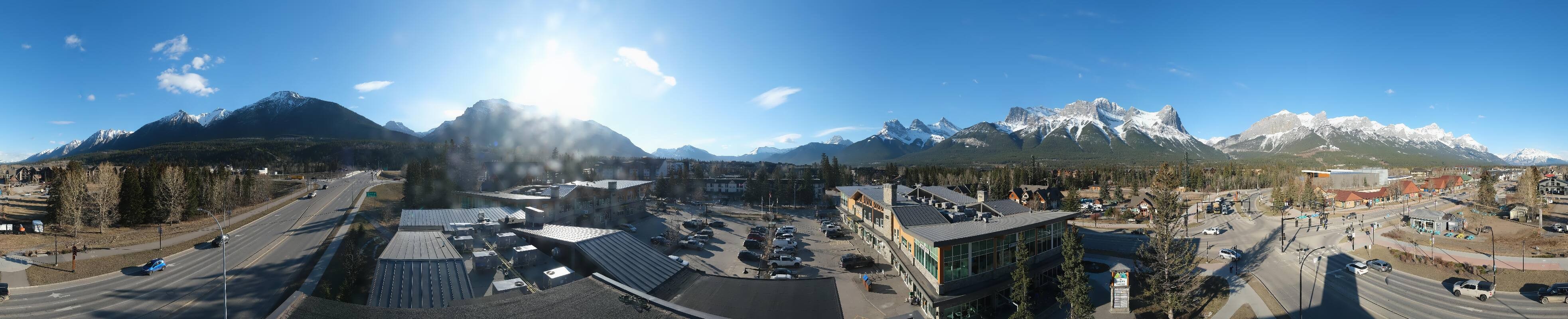Archived image Webcam View of Canmore, Alberta