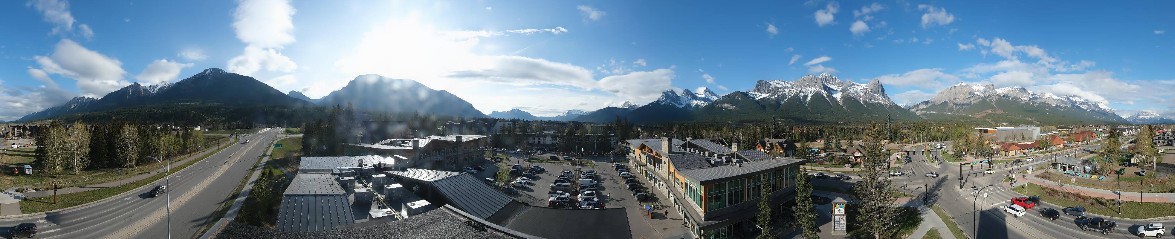 Archived image Webcam View of Canmore, Alberta