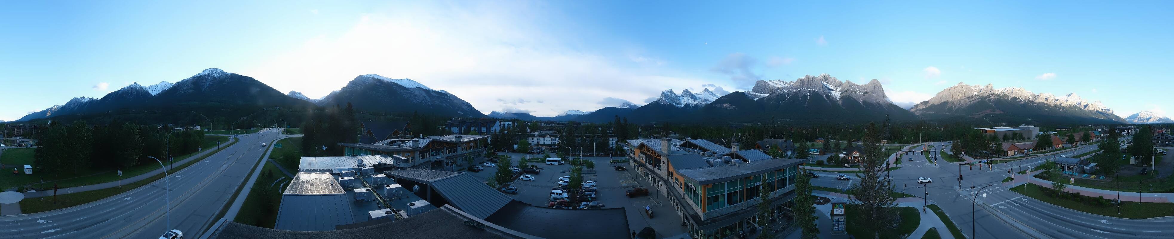 Archived image Webcam View of Canmore, Alberta